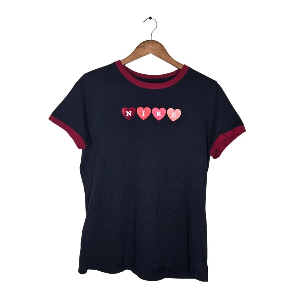 Nike Hearts Black Graphic T-Shirt